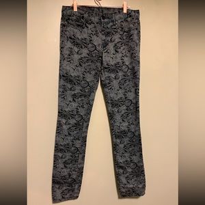 Tory Burch Ivy Printed Skinny Jeans EUC